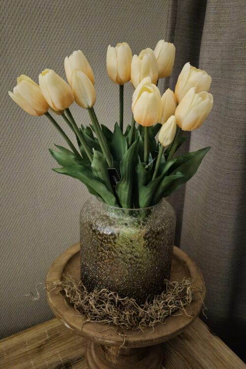 kunststof tulpen Licht roze 40 cm (5 tulpen)