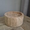 Houten Onderzetter voor Kaarsenstandaard – 12 x 6 cm