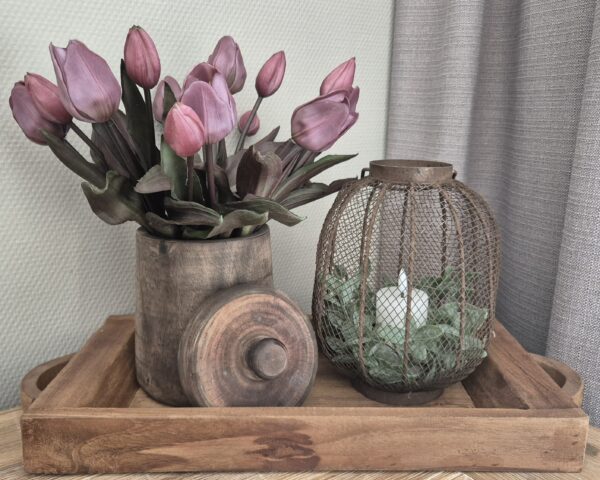 Tulpen per bosje – kleur roze/paars