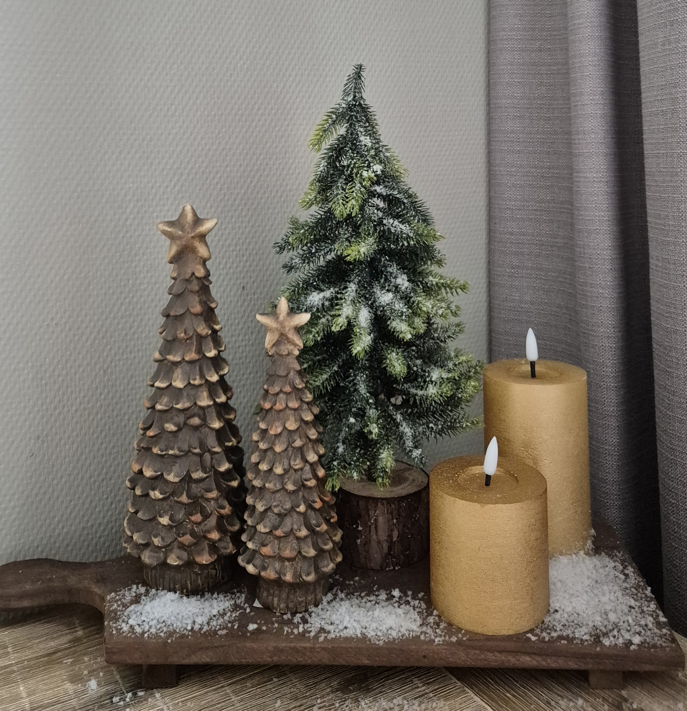Houten kerstset – warm & stijlvol