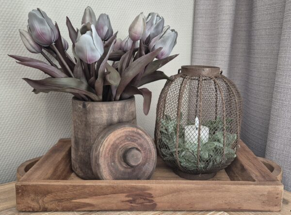 Tulpen per bosje - kleur grijs