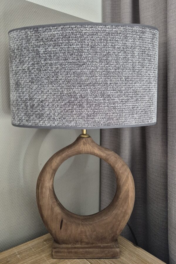 Complete lamp (grijze kap)