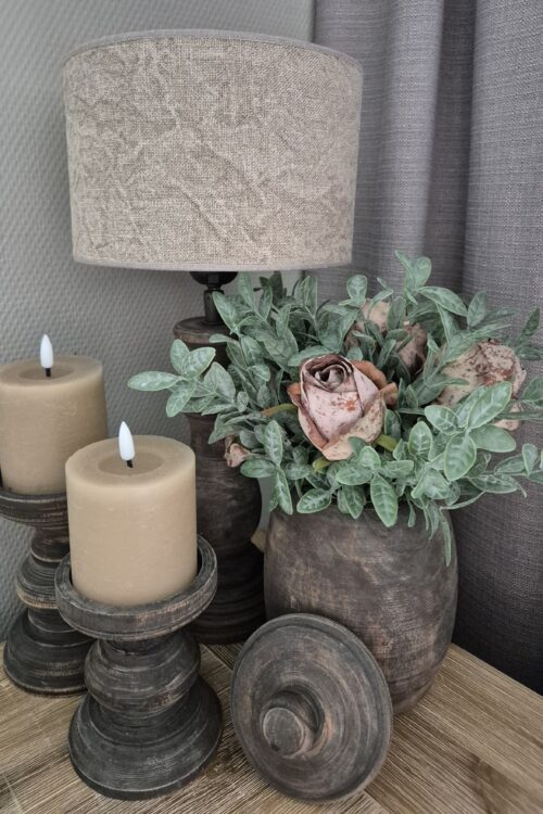 Complete set houten decoratie