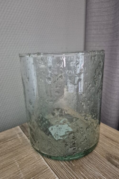 Stijlvol Bubbelglas Vaas (15 × 13 cm)