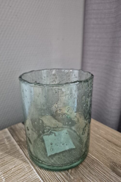Stijlvol Bubbelglas Vaasje (11 × 9 cm)