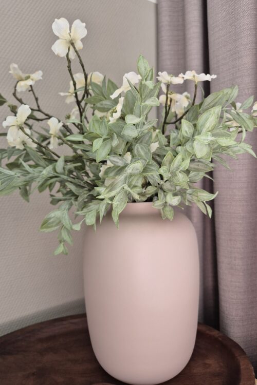 Vaas Artic XS matte ivory Ø17 x H24 cm, exclusief boeket