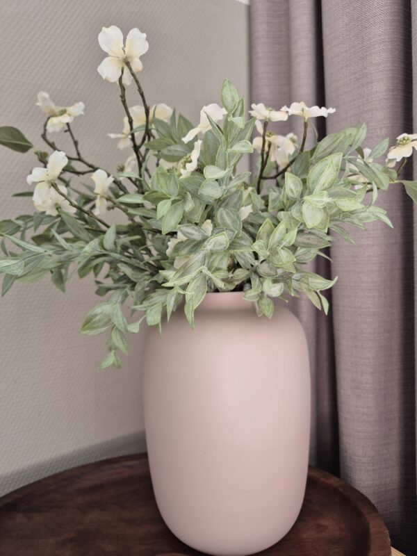 Vaas Artic XS matte ivory Ø17 x H24 cm, exclusief boeket