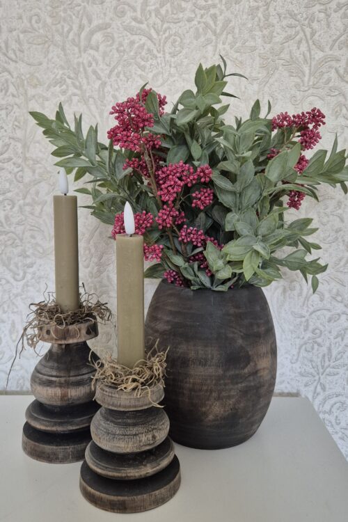 Salonset – Houten decoratie (3-delig)