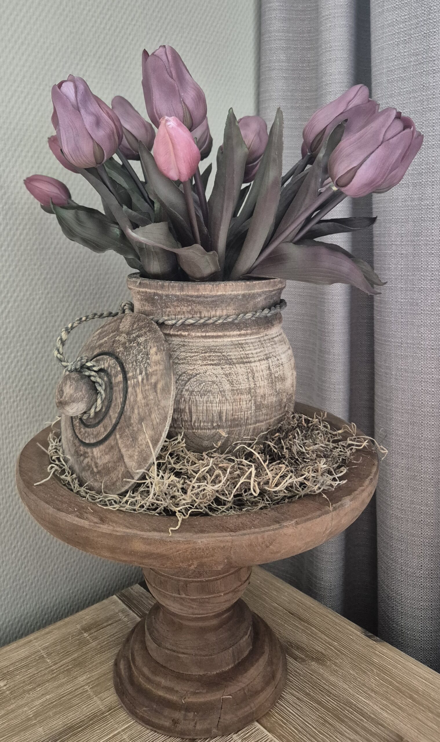 Complete set, totale hoogte 49,5 cm