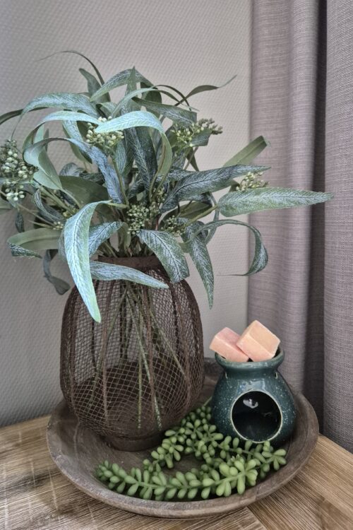Complete decoratieset met lantaarn en geurbrander