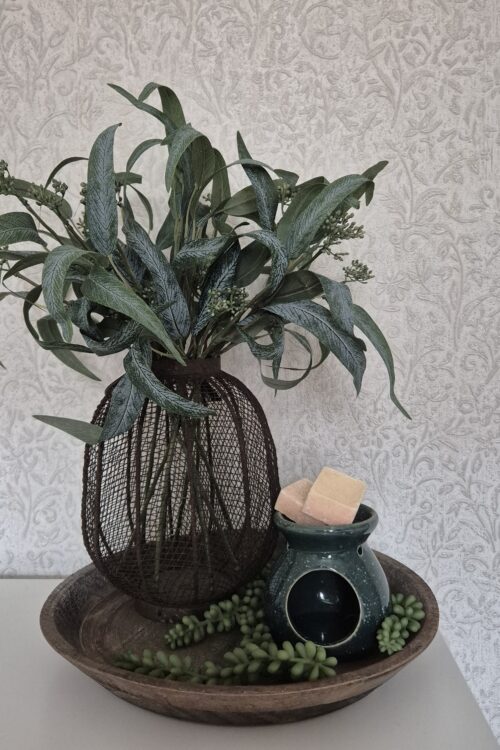 Complete decoratieset met lantaarn en geurbrander