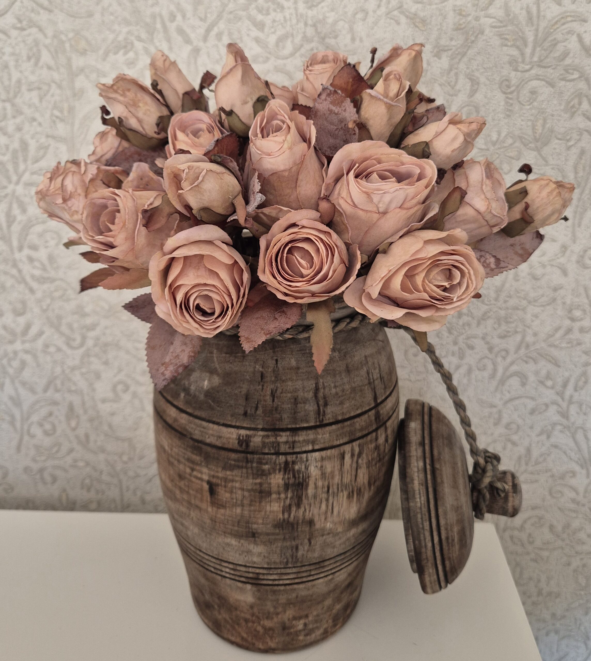Lichtroze rozen – 8 stelen per bosje