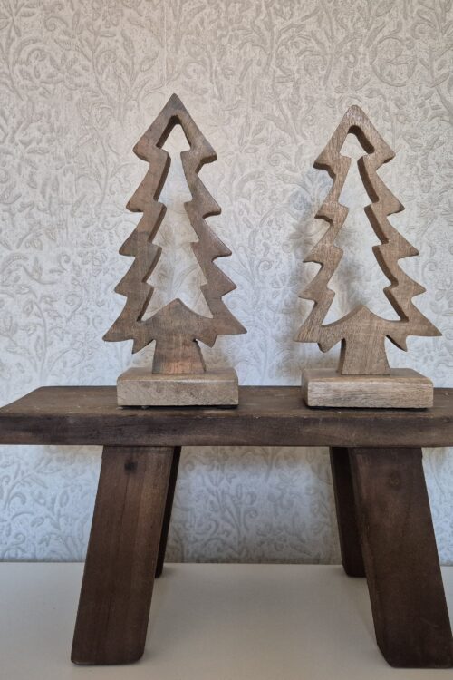 Houten Kerstboom – Open Decoratief Model