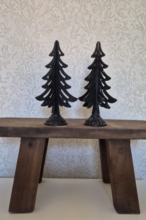 Stalen Kerstboompjes – Zwart