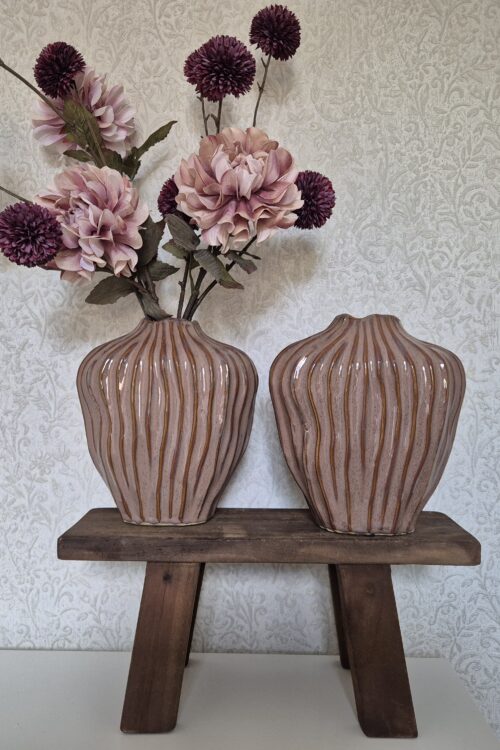 Oudroze vaas – elegant en tijdloos
