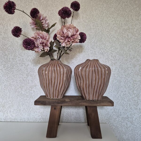 Oudroze vaas – elegant en tijdloos