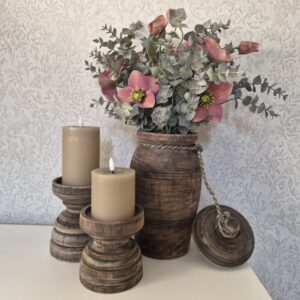 Complete set houten woondecoratie