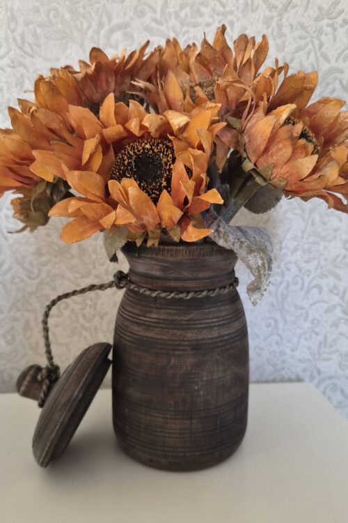 Kunstzonnebloemen – 8 stelen – 51 cm