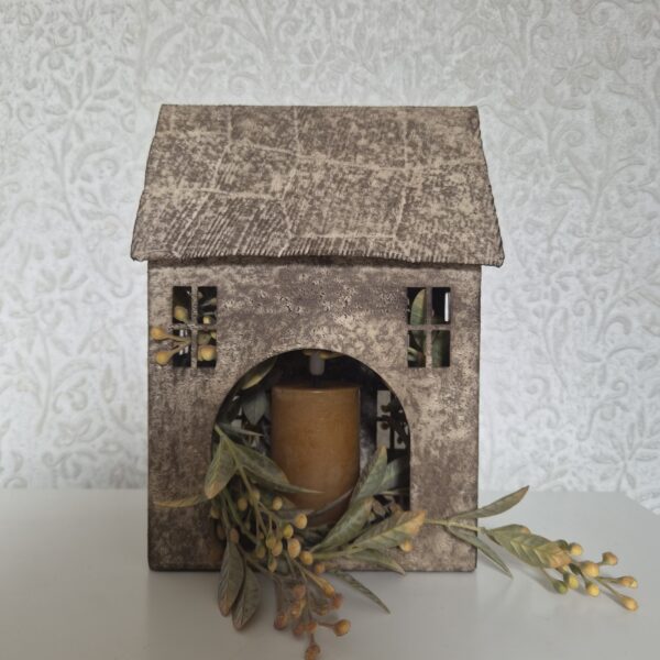 Decoratiehuisje in roestlook – Compleet als set