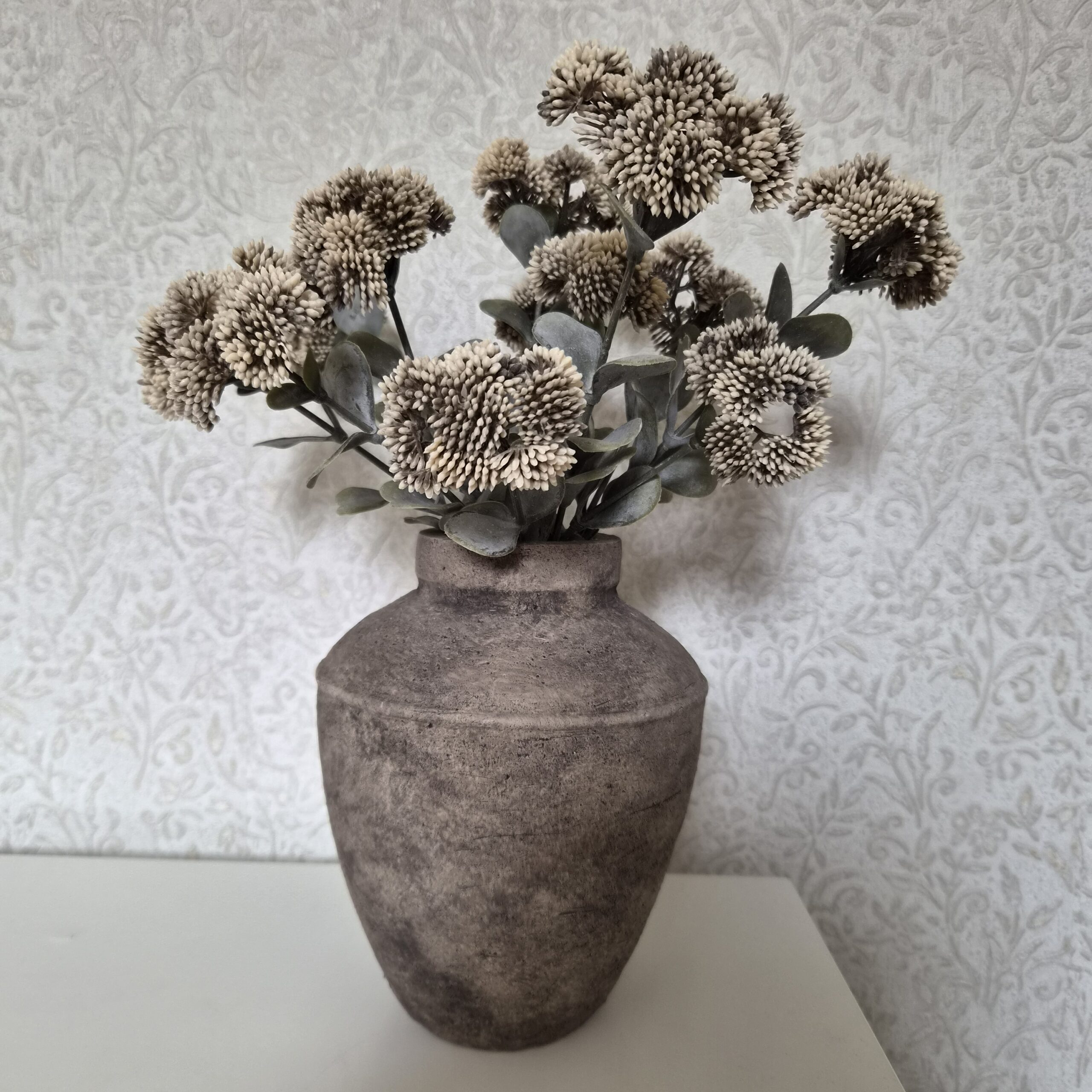 Vaas met boeket – 40 cm
