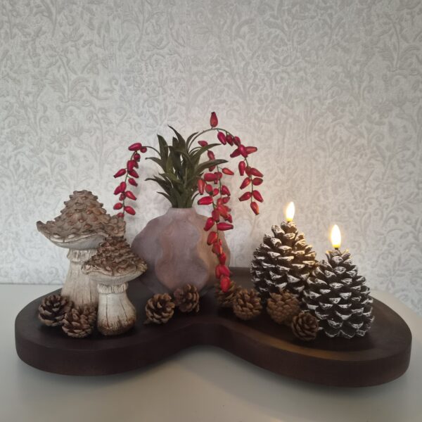 Complete decoratieset met dienblad – Vase The World