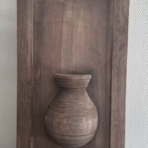 Donkere variant wandbord 29 cm breed en 51 cm hoog